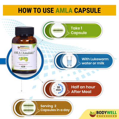 AMLA (Amalaki) 500 mg - 60 veganskih kapsula