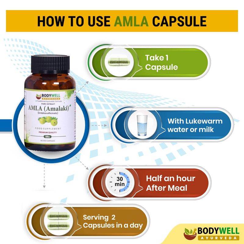 AMLA (Amalaki) 500 mg - 60 veganskih kapsula