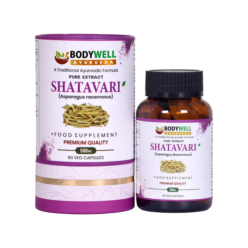 Shatavari (Asparagus racemosus) 500mg - 60 Vegan Capsules