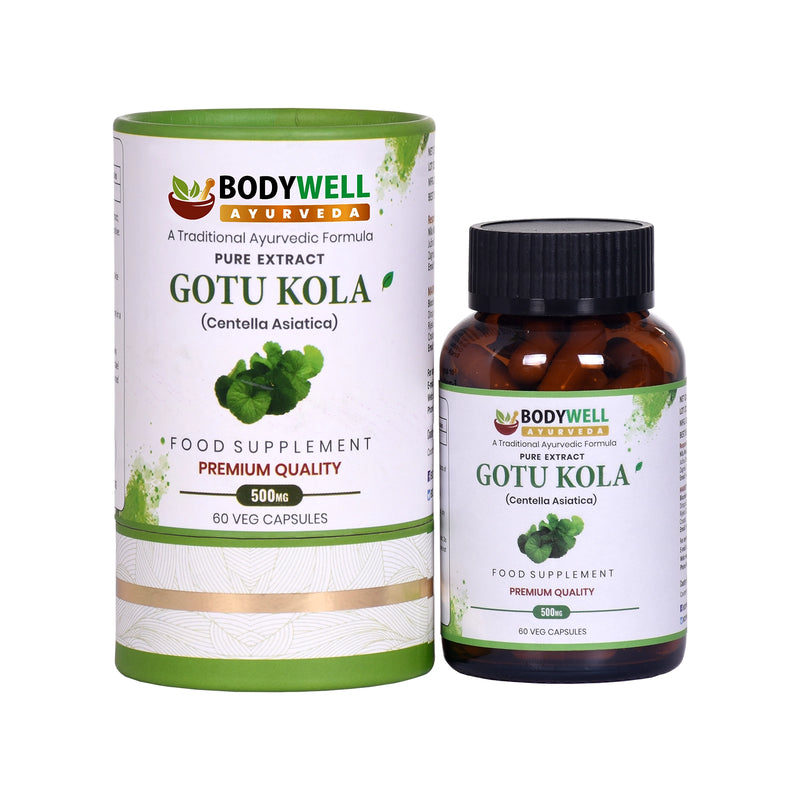 Gotu Kola (Centella asiatica) 500mg - 60 Vegan Capsules